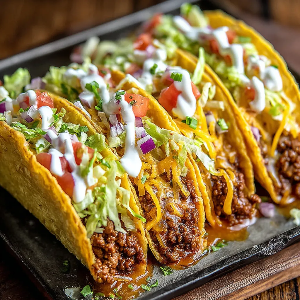 A plate of oven-baked cheesy tacos.
