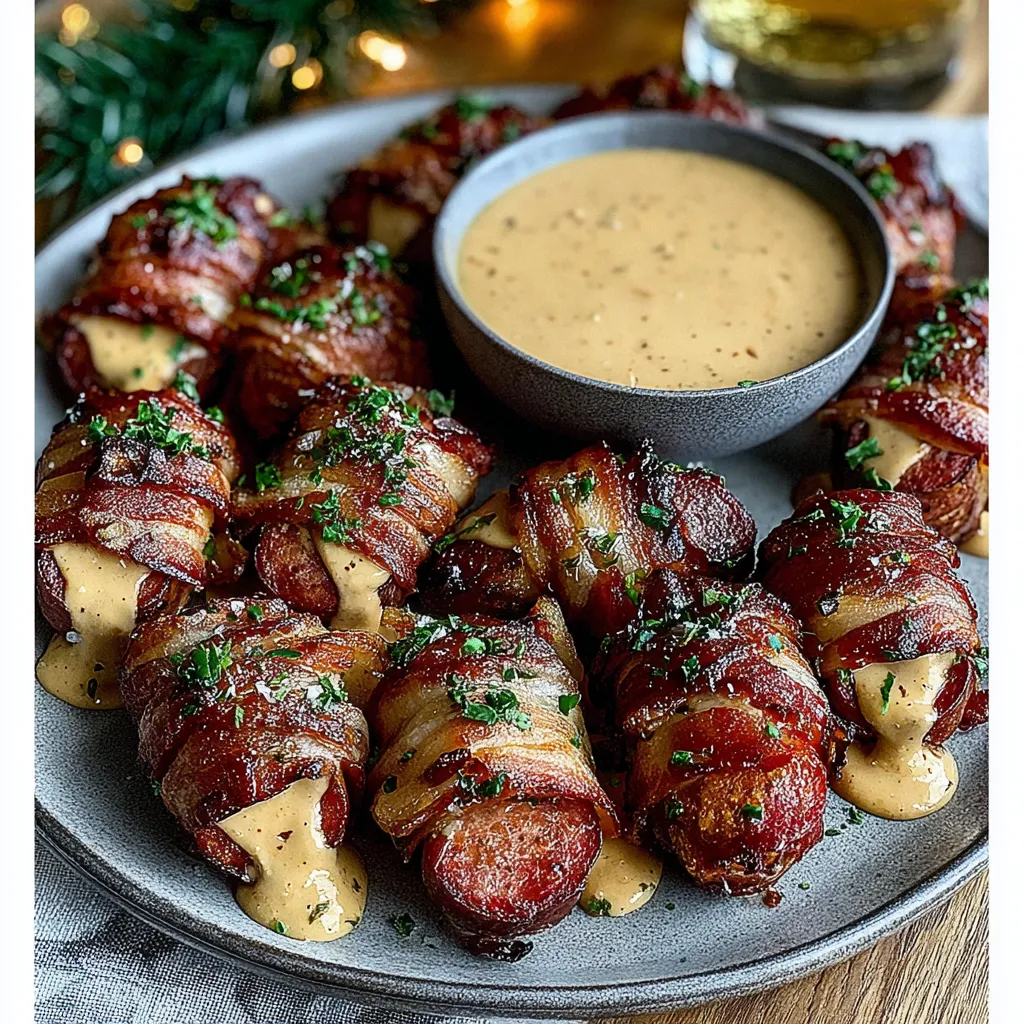 A plate of meat with mustard on it.