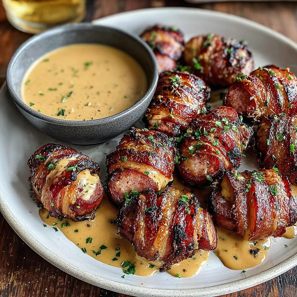 A plate of meat with mustard on it.