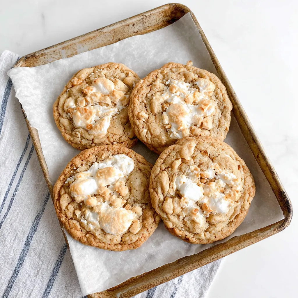 A pan of soft maple cookies.