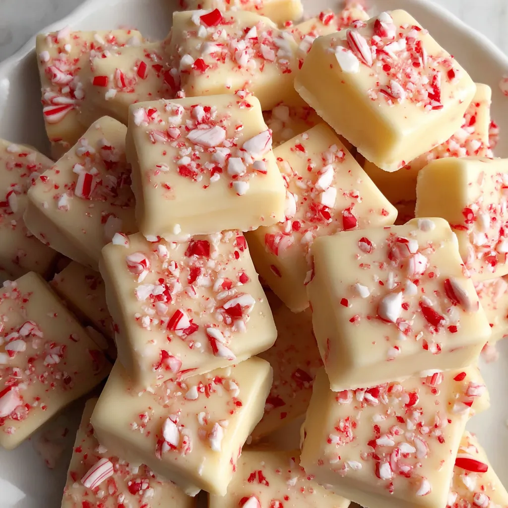 A plate of Peppermint Meltaways.