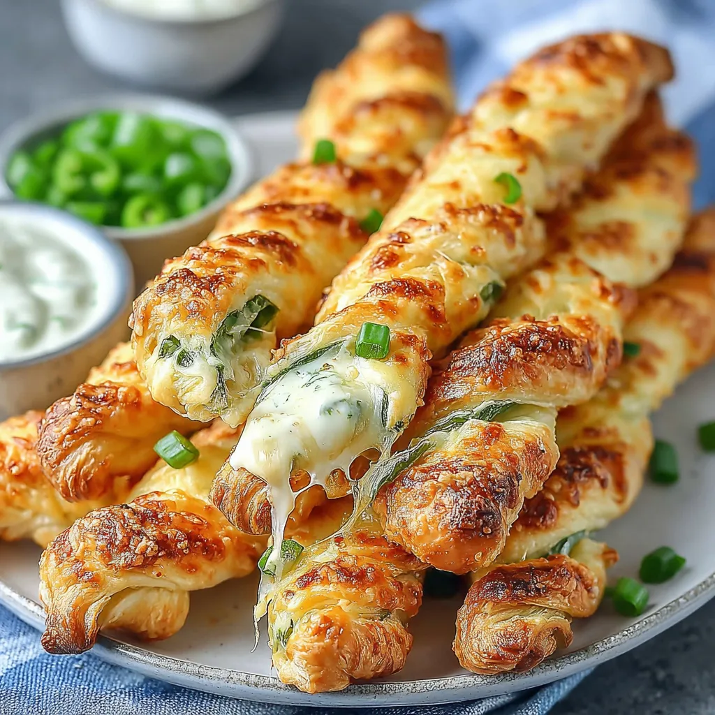 A plate of jalapeno popper twists.