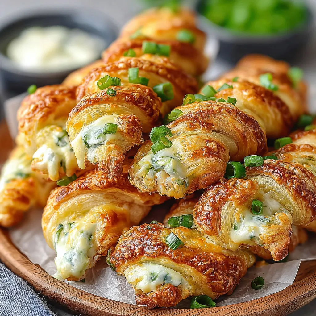 A plate of jalapeno popper twists.