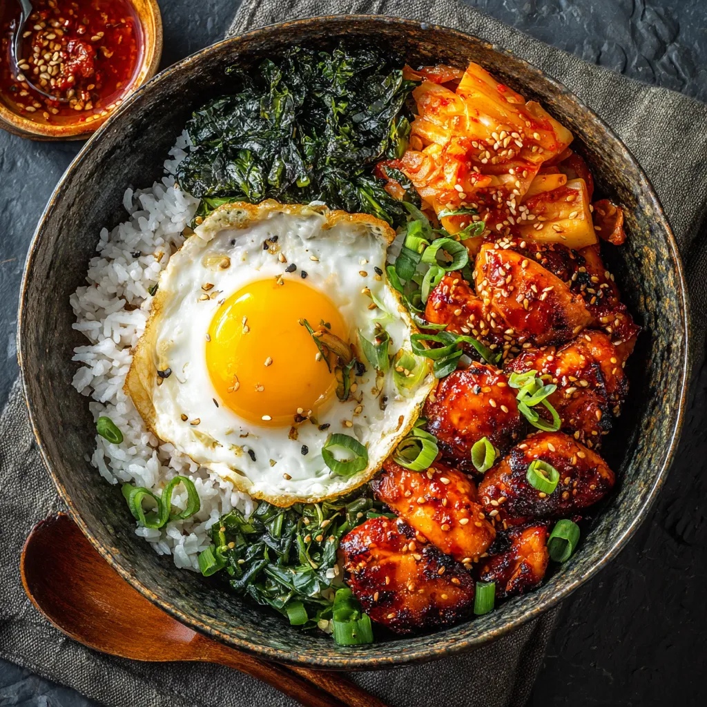 A bowl of rice with a fried egg on top.