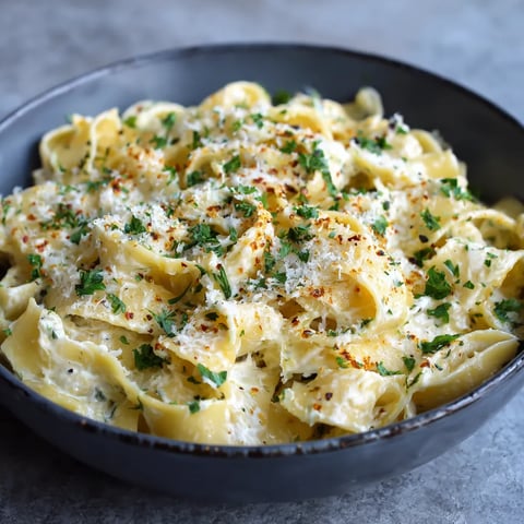 A bowl of creamy boursin pasta.