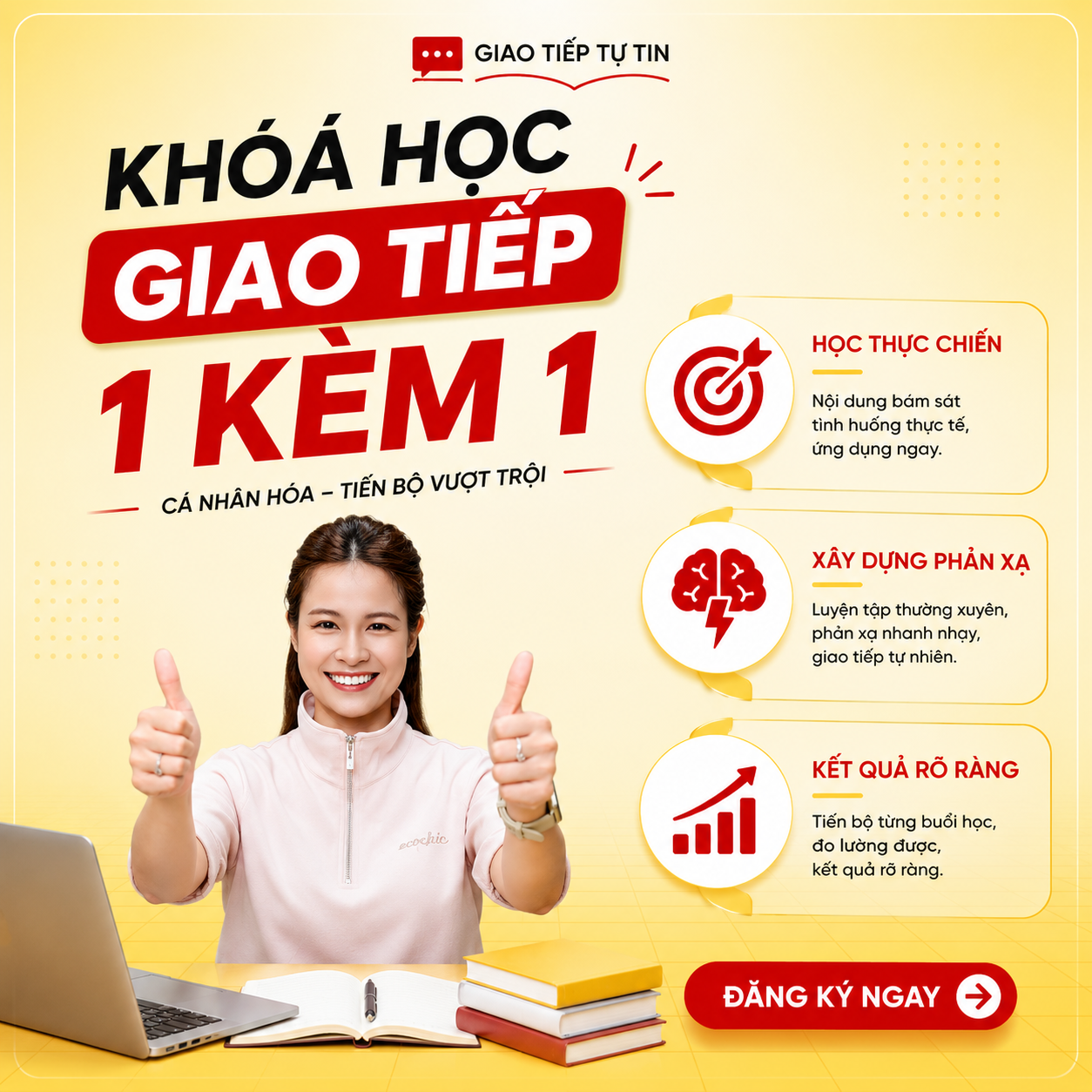 Khóa học giao tiếp 1 kèm 1
