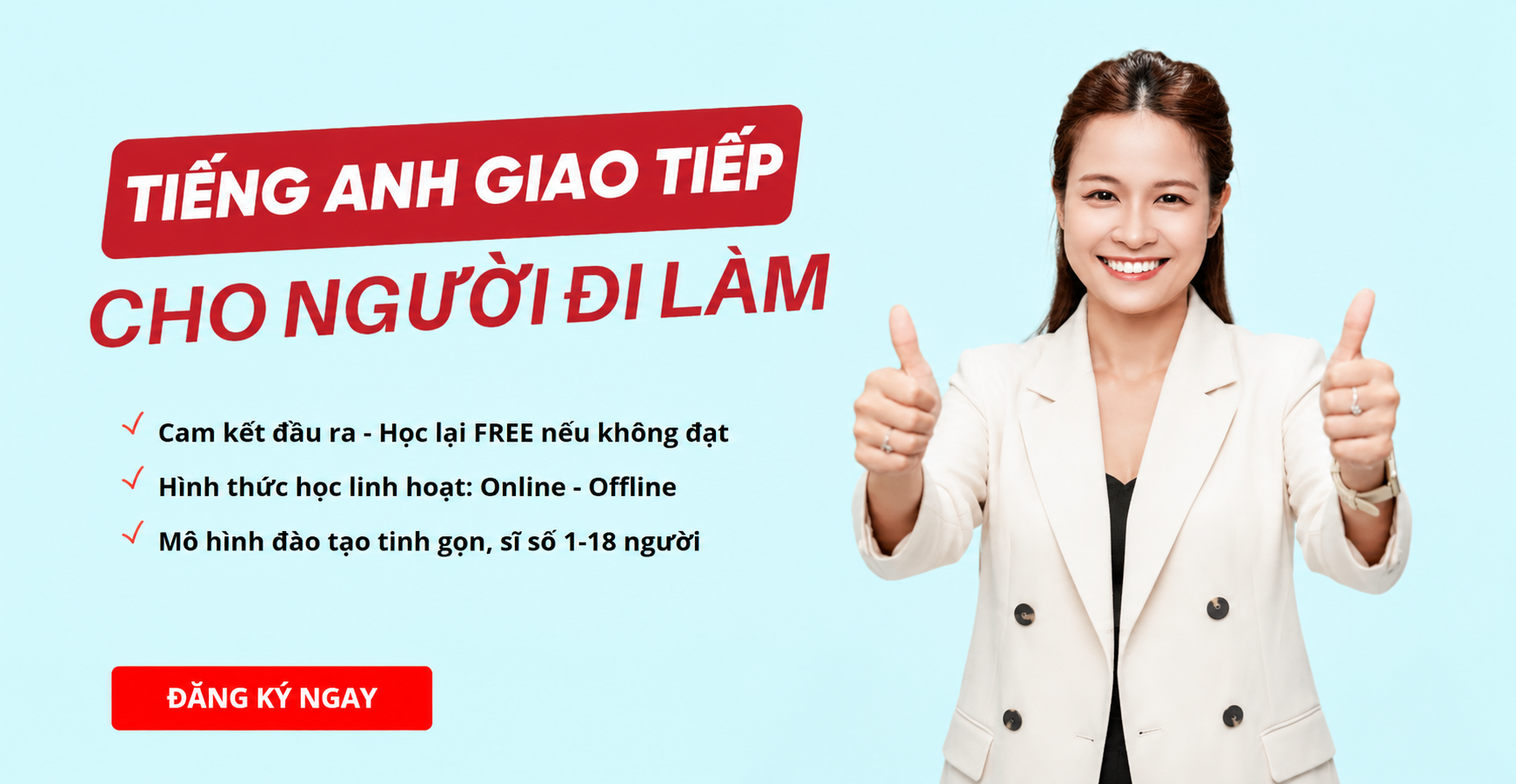 Khóa học tiếng anh giao tiếp cho người đi làm